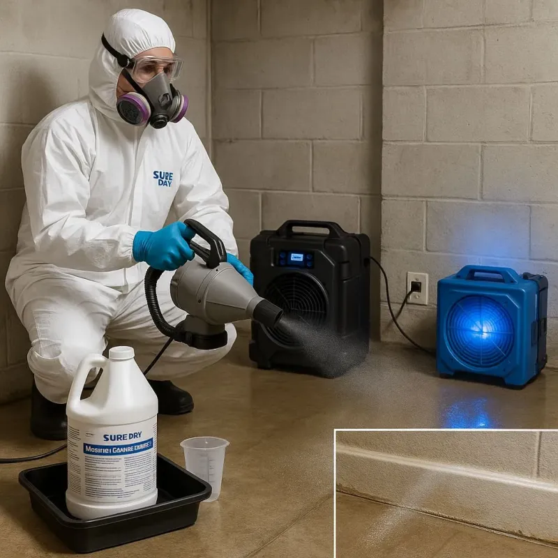 Sanitization and Odor Removal process in Sidney, ME