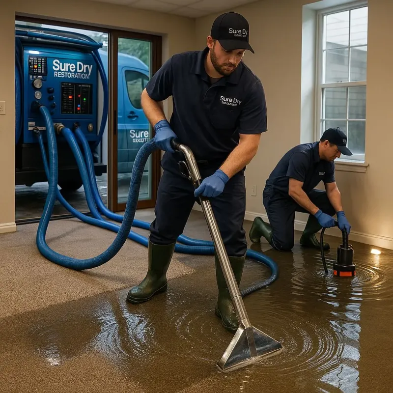 Water Extraction and Removal process in Sidney, ME
